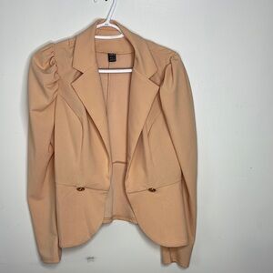 Elegant Beige Women's Blazer